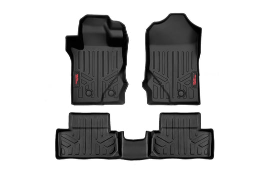 Rough Country M-51632 Floor Mats | Front & Rear | Ford Bronco (2 Door) 4WD (2021-2025)