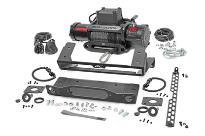Rough Country 51097 High Winch Mount | All Models | 12000S | Ford Bronco 4WD (2021-2025)