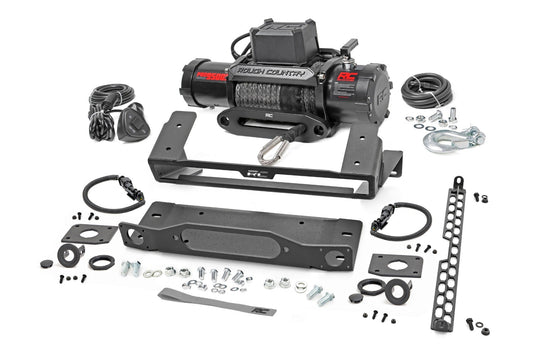 Rough Country 51094 High Winch Mount | All Models | 9500S | Ford Bronco 4WD (2021-2025)