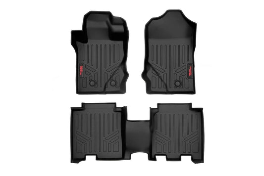 Rough Country M-51602 Floor Mats | Front & Rear | Ford Bronco 4WD (2021-2025)