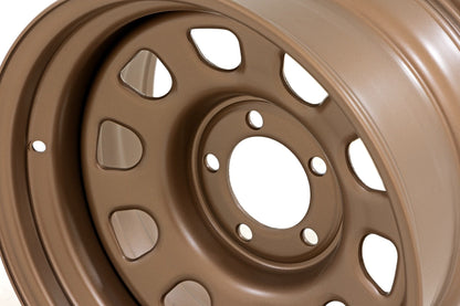 Rough Country RC51-7873B Steel Wheel | Bronze | 17x9 | 5x5 | 3.30 Bore | -12