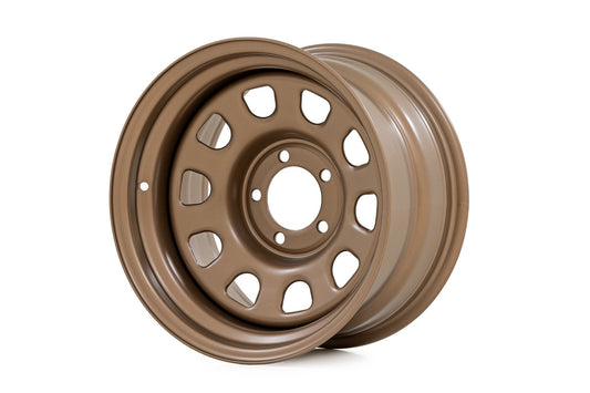 Rough Country RC51-7873B Steel Wheel | Bronze | 17x9 | 5x5 | 3.30 Bore | -12