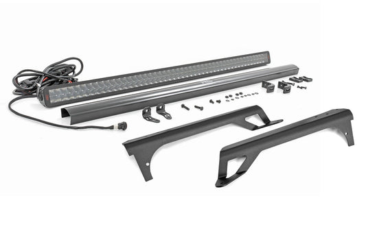 Rough Country 80503 LED Light Kit | Windshield Mount | 50" Spectrum Dual Row | Jeep Wrangler TJ (97-06)