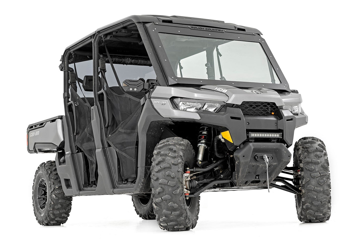 Rough Country 301003 M1 Front Coil Over Shocks | Ride Height Adjust | Can-Am Defender HD 5/HD 8/HD 9