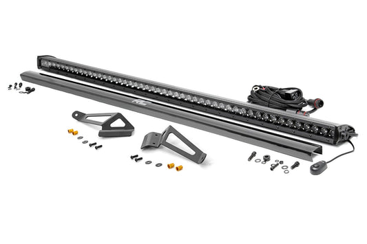Rough Country 96118 LED Light Kit | Front Mount | 50" Black Single Row | CFMOTO UFORCE 1000