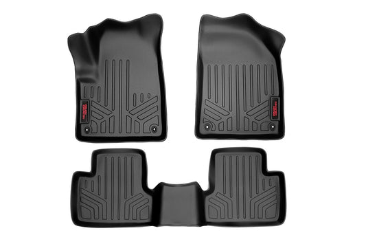 Rough Country M-61702 Floor Mats | FR & RR | Jeep Cherokee KL 2WD/4WD (2014-2023)
