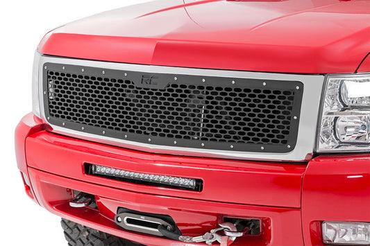 Rough Country 70194 Mesh Grille | Chevy Silverado 1500 2WD/4WD (2007-2013)