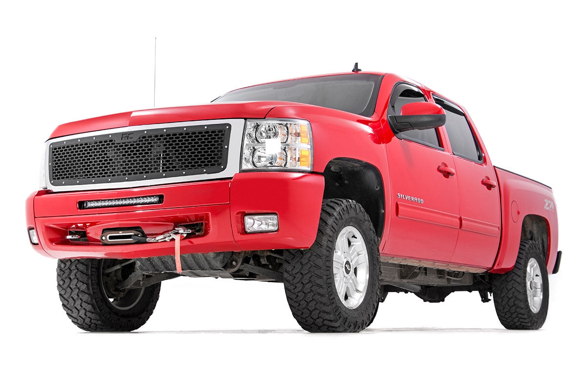 Rough Country 70194 Mesh Grille | Chevy Silverado 1500 2WD/4WD (2007-2013)