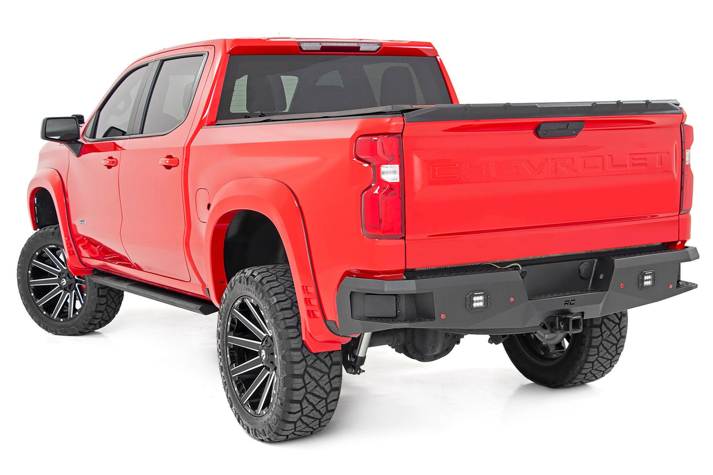 Rough Country F-C319201A-GBA Fender Flares | SF1 | GBA Black | Chevy Silverado 1500 2WD/4WD (2019-2026 & Refresh)