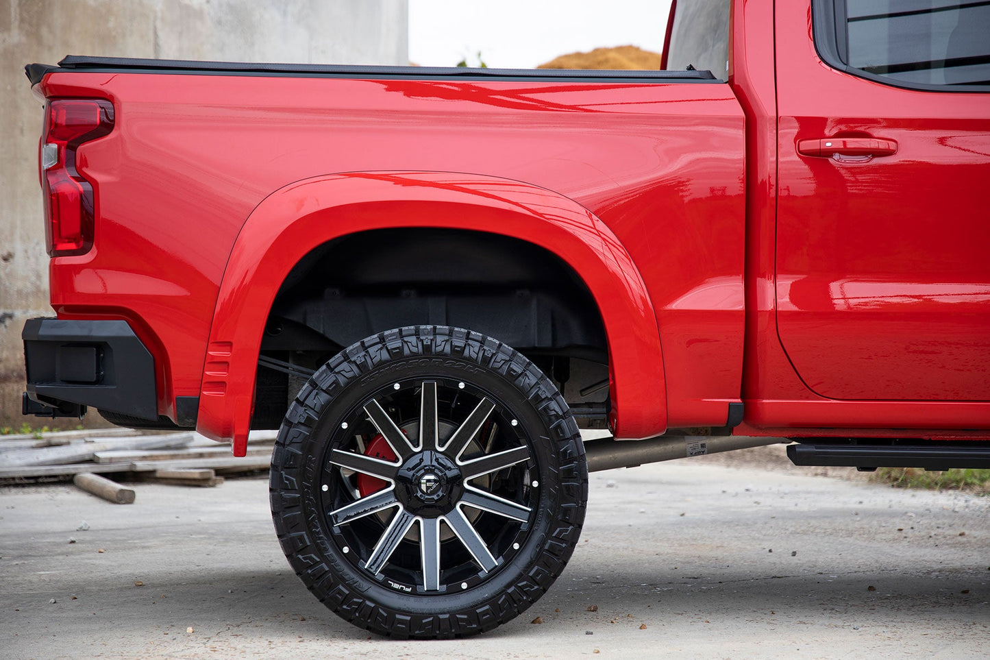 Rough Country F-C319201A-GXD Fender Flares | SF1 | GXD Sterling Grey Metallic | Chevy Silverado 1500 (19-26)