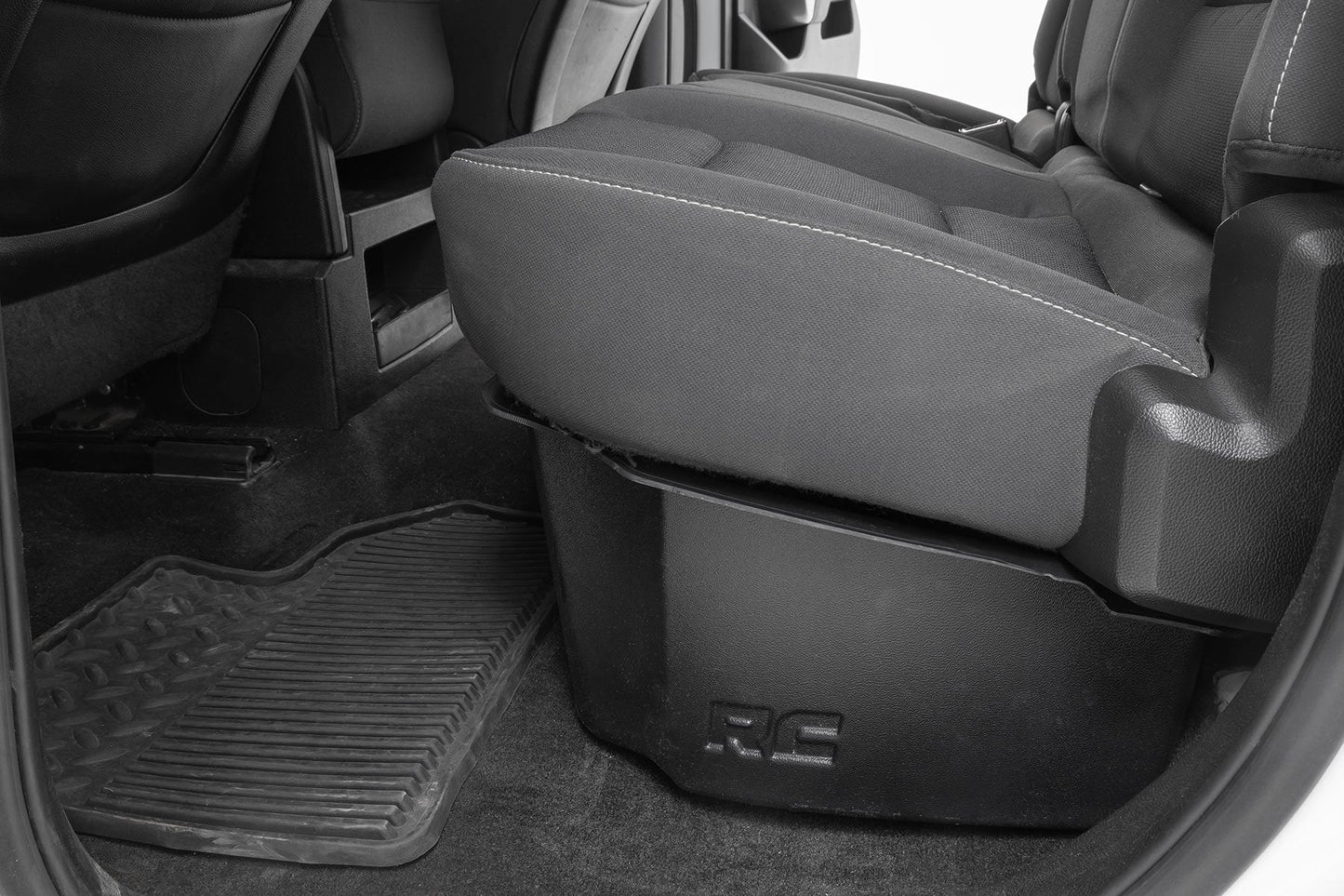 Rough Country RC09041 Under Seat Storage | Double Cab | Chevy/GMC 1500/2500HD/3500HD 2WD/4WD