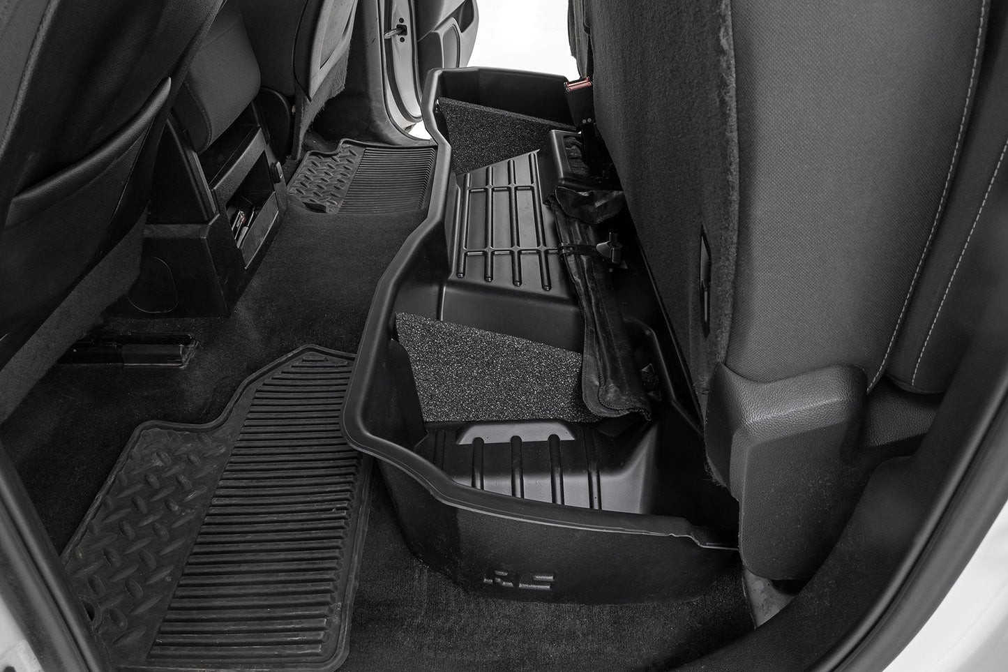 Rough Country RC09041 Under Seat Storage | Double Cab | Chevy/GMC 1500/2500HD/3500HD 2WD/4WD