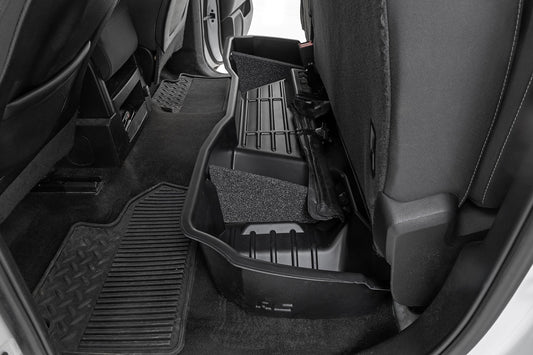 Rough Country RC09041 Under Seat Storage | Double Cab | Chevy/GMC 1500/2500HD/3500HD 2WD/4WD