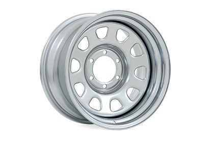 Rough Country RC51-7655C Steel Wheel | Chrome | 17x9 | 6x5.5 | 4.25 Bore | -12