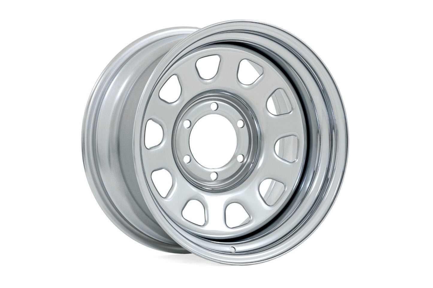 Rough Country RC52-6866C Steel Wheel | Chrome | 16x8 | 5x4.5 | 3.30 Bore | -6