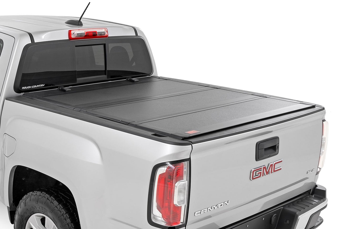 Rough Country 49120600 Hard Tri-Fold Flip Up Bed Cover | 6' Bed | Chevy/GMC Canyon/Colorado (15-26)