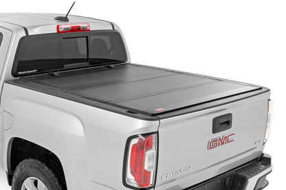 Rough Country 49120600 Hard Tri-Fold Flip Up Bed Cover | 6' Bed | Chevy/GMC Canyon/Colorado (15-26)