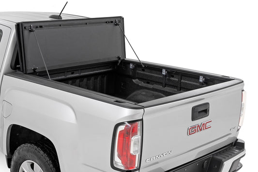 Rough Country 49120600 Hard Tri-Fold Flip Up Bed Cover | 6' Bed | Chevy/GMC Canyon/Colorado (15-26)