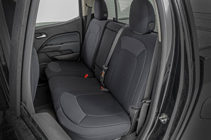 Rough Country 91051 Seat Covers | Front Bucket  | Rear Bench | Chevy/GMC Canyon/Colorado (15-22)