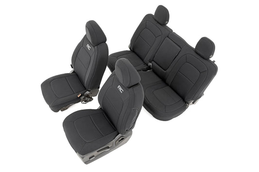 Rough Country 91051 Seat Covers | Front Bucket  | Rear Bench | Chevy/GMC Canyon/Colorado (15-22)