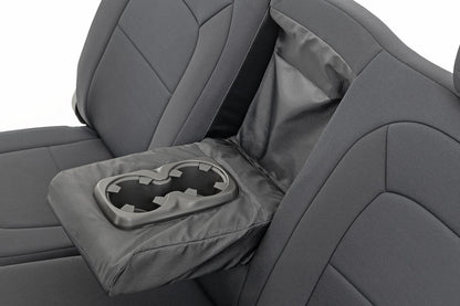 Rough Country 91051 Seat Covers | Front Bucket  | Rear Bench | Chevy/GMC Canyon/Colorado (15-22)