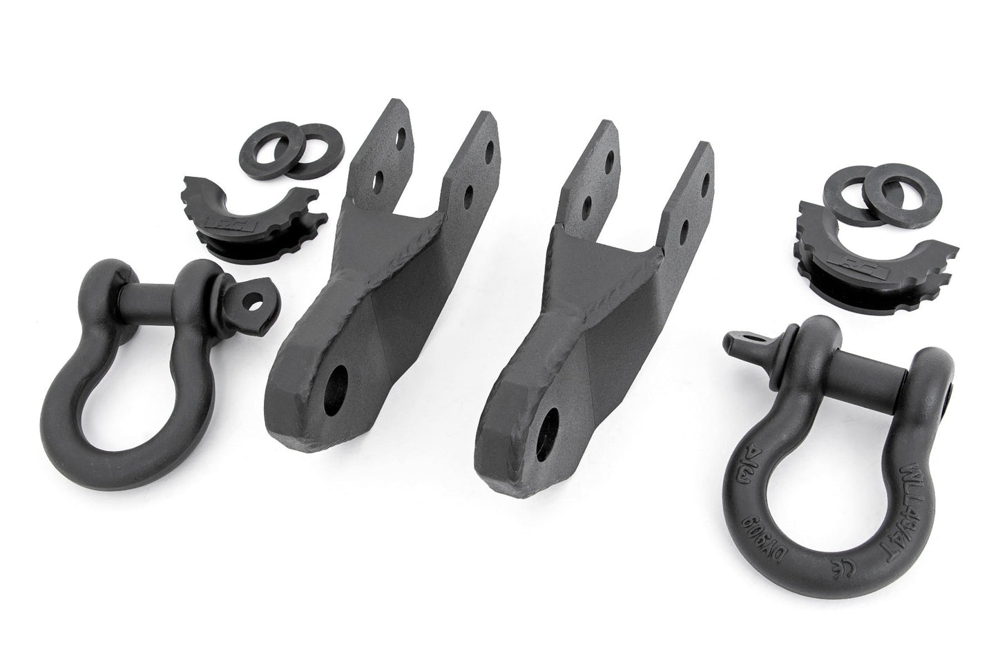Rough Country RS167 Tow Hook to Shackle Bracket | D-Ring Combo | Chevy Colorado 2WD/4WD (15-22)