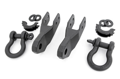 Rough Country RS167 Tow Hook to Shackle Bracket | D-Ring Combo | Chevy Colorado 2WD/4WD (15-22)