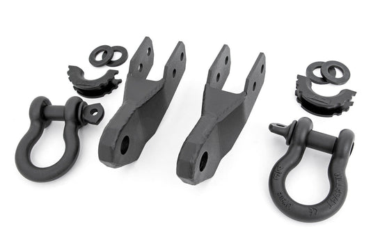 Rough Country RS167 Tow Hook to Shackle Bracket | D-Ring Combo | Chevy Colorado 2WD/4WD (15-22)