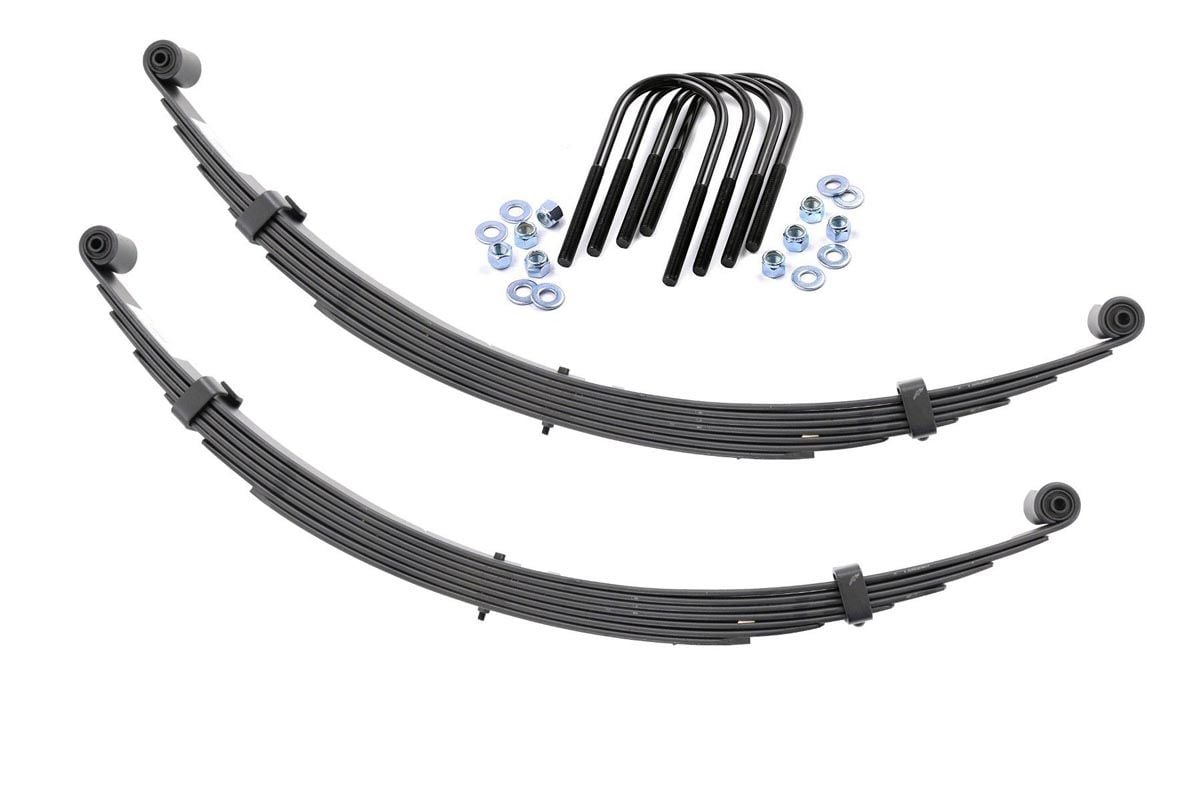 Rough Country 8039Kit Front Leaf Springs | 2.5" Lift | Pair | International Scout II 4WD (71-80)