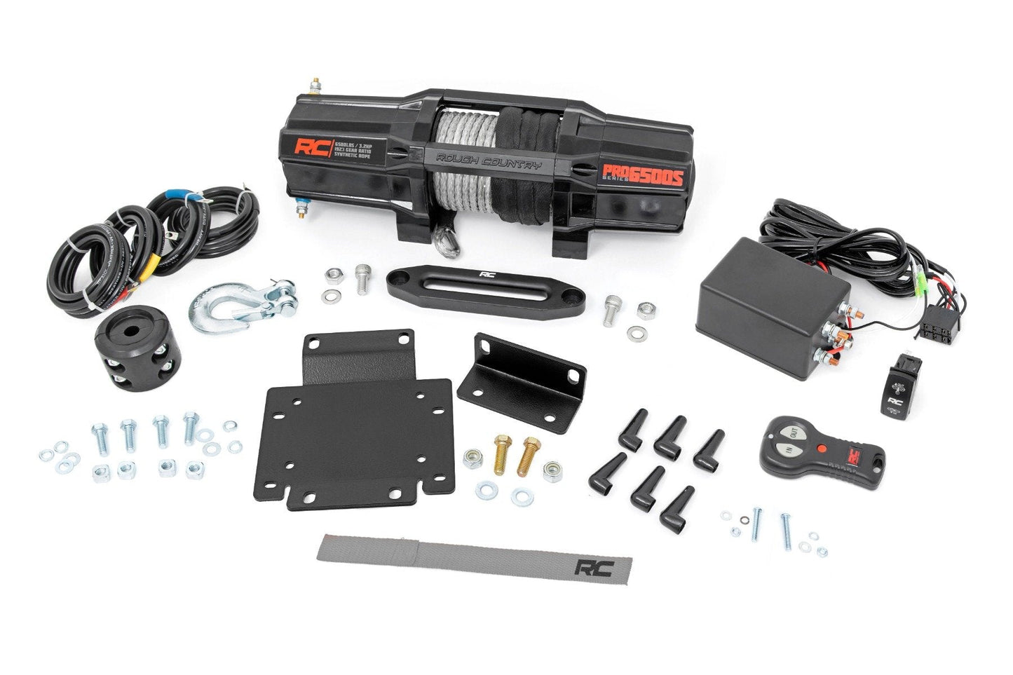 Rough Country 92092 Winch Mount | RS6500SA | Honda Pioneer 1000
