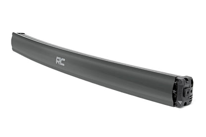 Rough Country 72930BD 30 Inch Black Series LED Light Bar | Curved | Dual Row | Cool White DRL