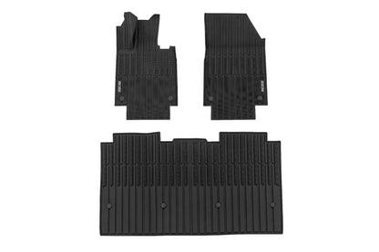 Rough Country FF-71502 Flex-Fit Floor Mats | FR & RR | Tesla /Cybertruck 4WD (2024-2025)