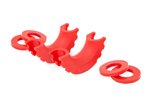 Rough Country RS102 D-Ring Isolator Kit | Pair | Red