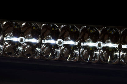 Rough Country 70912BD 12 Inch Black Series LED Light Bar | Dual Row | White DRL