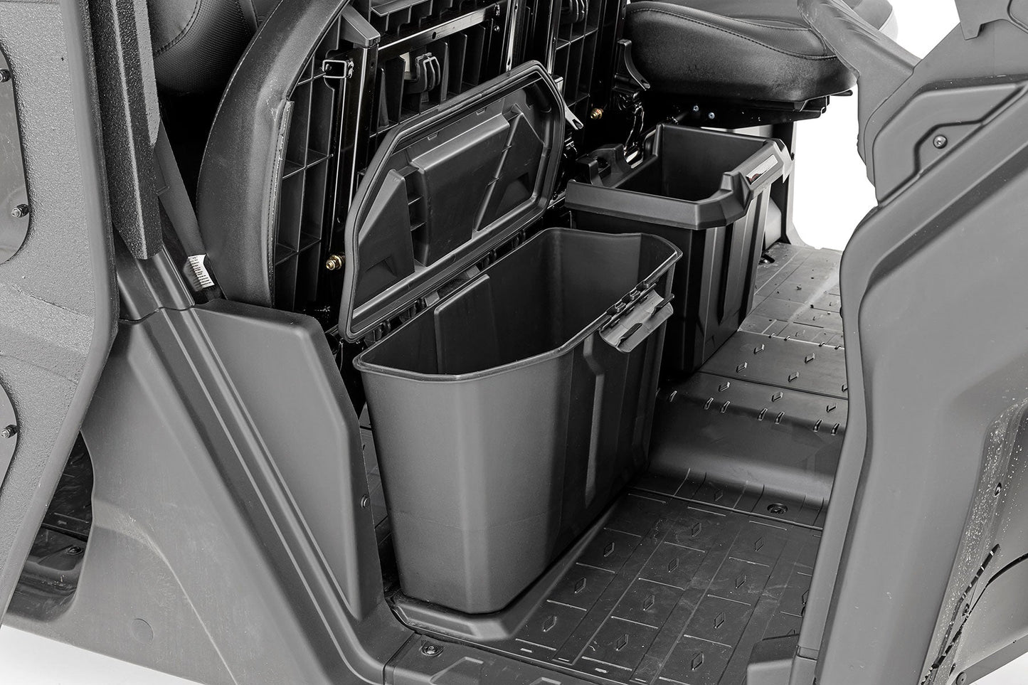 Rough Country 97061 Under Seat Storage Box | Passenger Seat | Can-Am Defender HD 5/HD 8/HD 9/HD 10