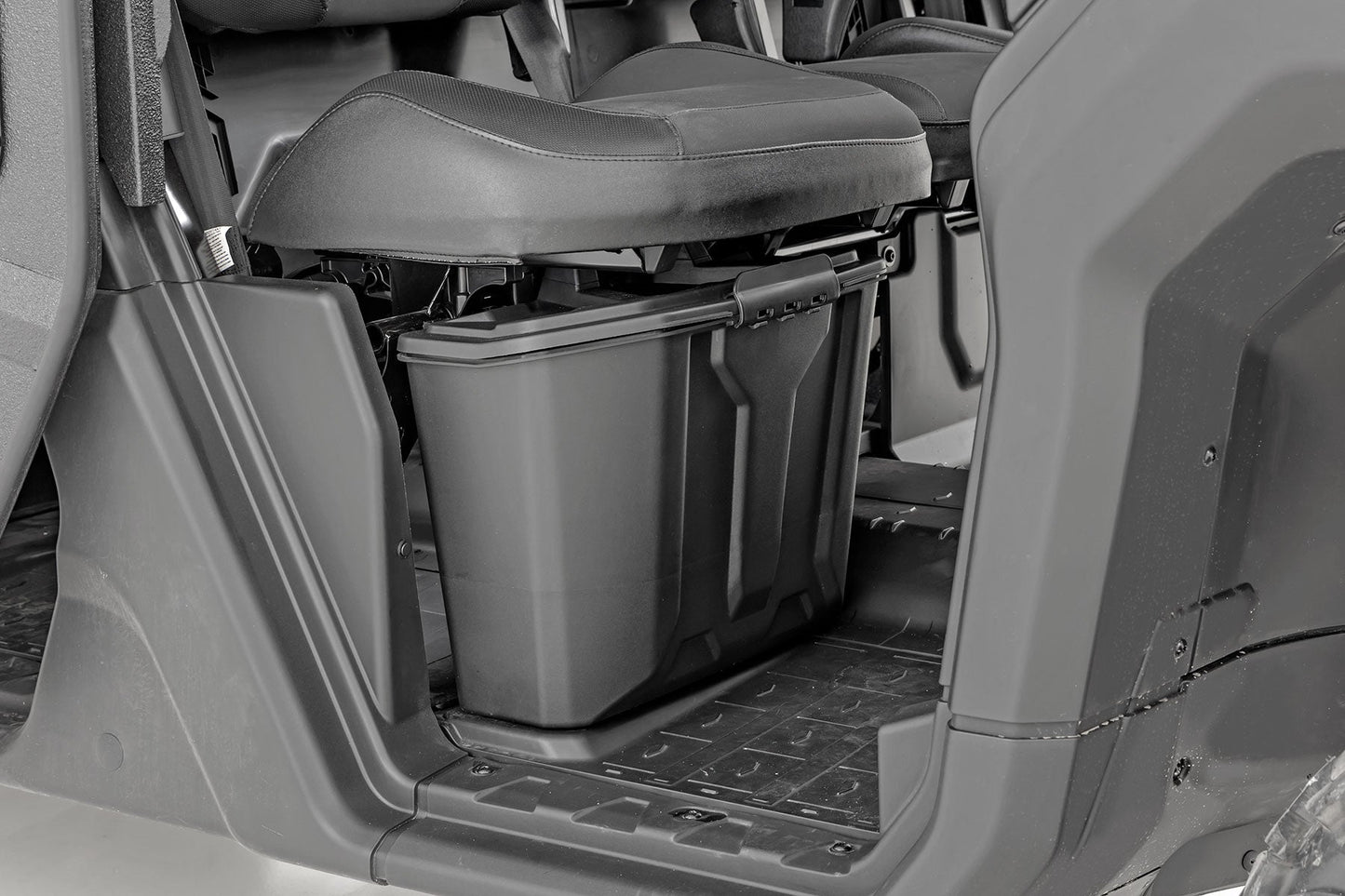 Rough Country 97061 Under Seat Storage Box | Passenger Seat | Can-Am Defender HD 5/HD 8/HD 9/HD 10