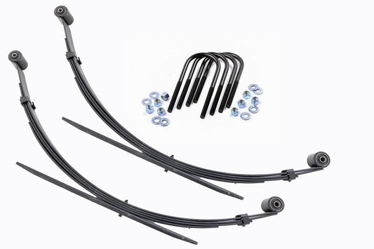 Rough Country 8066Kit Rear Leaf Springs | 4" Lift | Pair | Ford F-250/F-350 Super Duty 4WD (99-04)