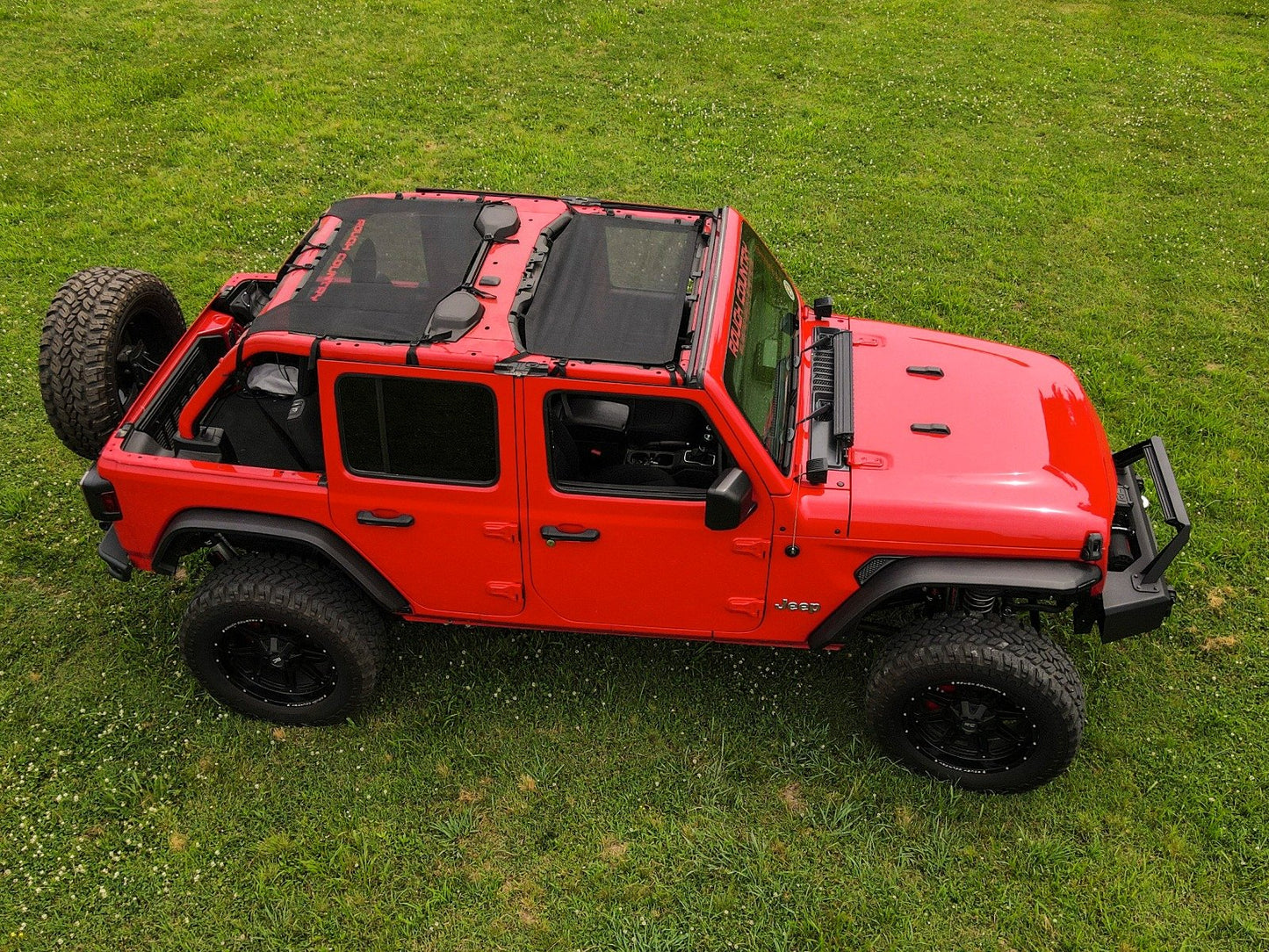 Rough Country 85120 Mesh Bikini Top Plus | Black | Jeep Wrangler JL (21-23)/Wrangler Unlimited (18-23)