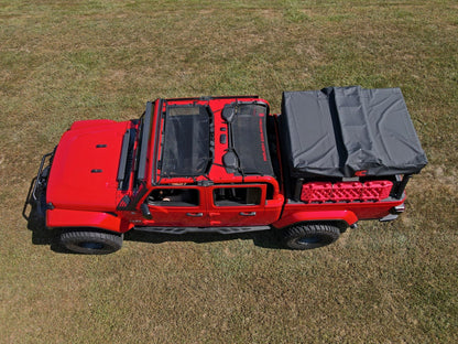 Rough Country 85118 Mesh Bikini Top Plus | Black | Jeep Gladiator JT 4WD (2020-2024)