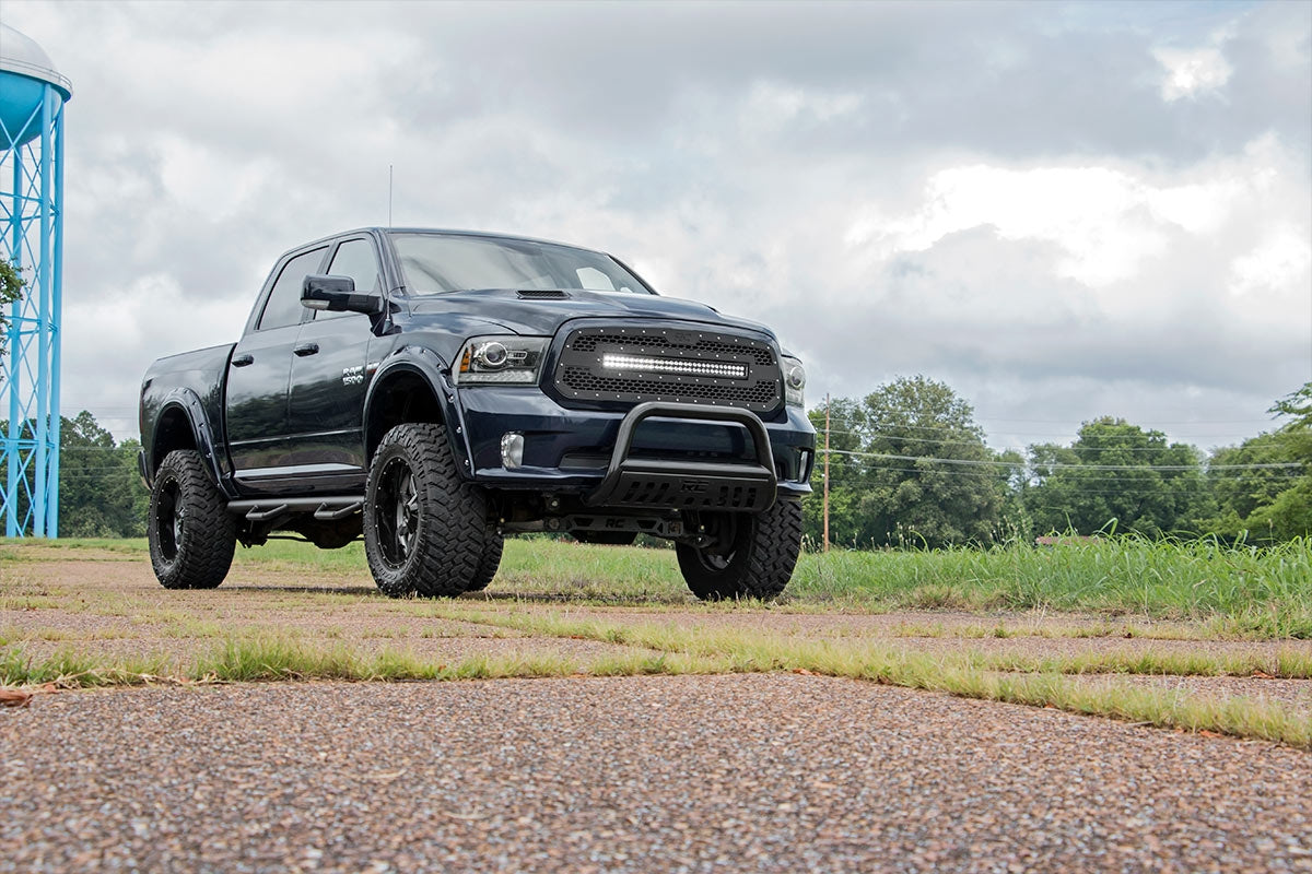 Rough Country 70199 Mesh Grille | 30" Dual Row LED | Black | Ram 1500 2WD/4WD (2013-2018 & Classic)