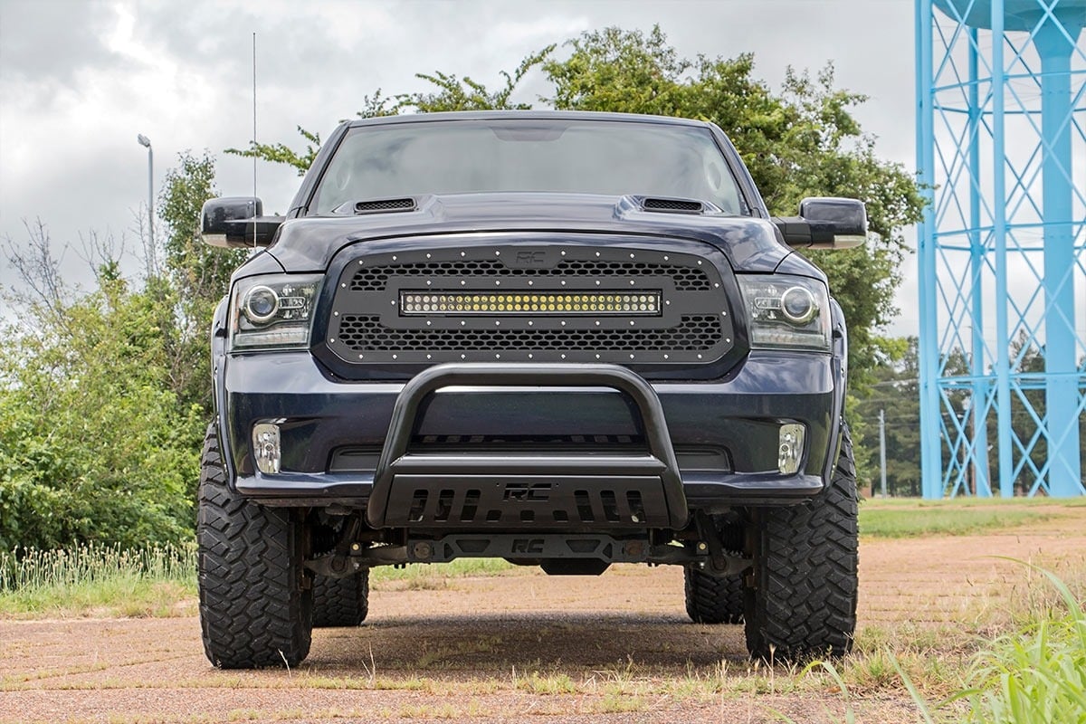 Rough Country 72930BL 30 Inch Black Series LED Light Bar | Curved | Dual Row