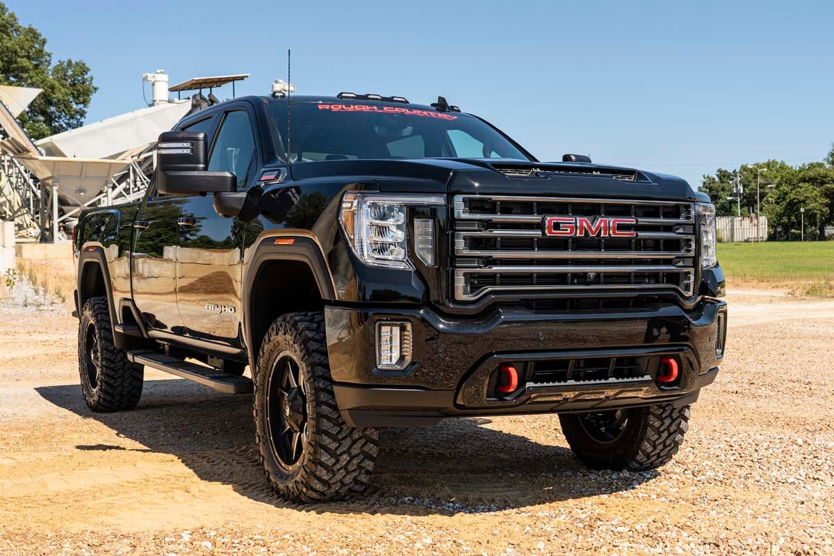 Rough Country 97750RED 3 Inch Lift Kit | Vertex | w/ Overloads | Chevy/GMC 2500HD/3500HD (20-25)