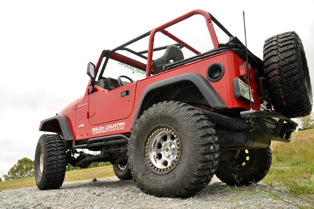 Rough Country 66340 4 Inch Lift Kit | Long Arm | M1 | Jeep Wrangler TJ 4WD (1997-2006)