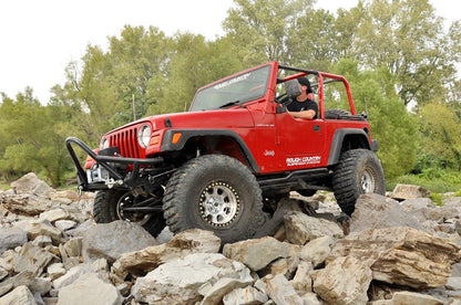 Rough Country 66370 4 Inch Lift Kit | Long Arm | V2 | Jeep Wrangler TJ 4WD (1997-2006)