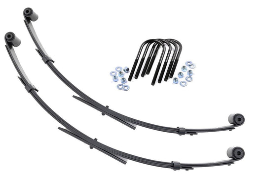 Rough Country 8009Kit Front Leaf Springs | 2.5" Lift | Pair | Jeep Wrangler YJ 4WD (1987-1995)