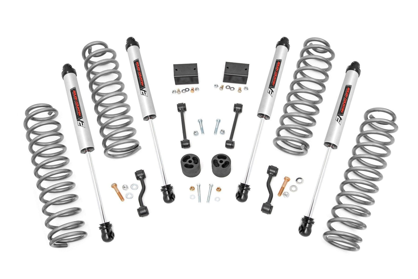Rough Country 79670 2.5 Inch Lift Kit | Coils | V2 | Jeep Wrangler JL 4WD (2024-2025)