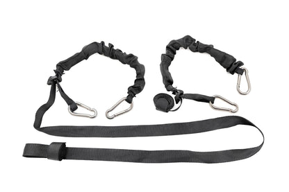 Rough Country 117701A Elastic Straps | Carabiner Ends | 1" X 6' | Pair