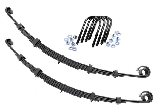 Rough Country 8007Kit Front Leaf Springs | 2.5" Lift | Pair | Jeep CJ5/CJ7 5 4WD (1976-1983)