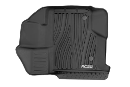 Rough Country FF-51512 Flex-Fit Floor Mats | FR & RR | Ford F-150 (15-25)/F-150 Lightning (22-25)/Raptor (17-25)