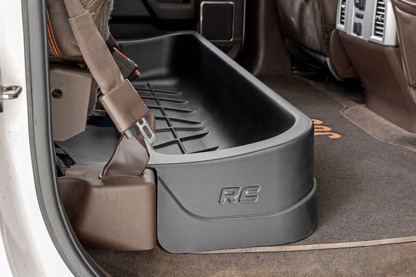 Rough Country RC09281A Under Seat Storage | Crew Cab | Ford F-150/F-250/F-350/Raptor  (2015-2026)